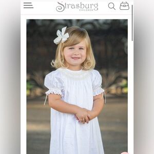 Strasburg Margaret Flower Girl Smocked Dress